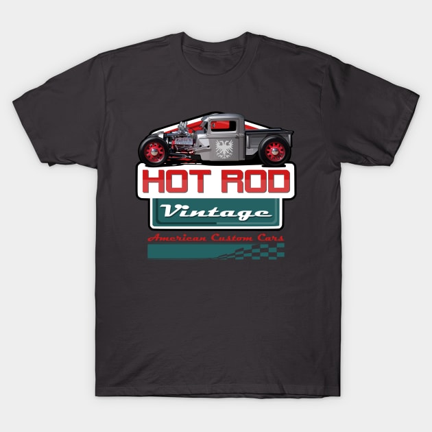 Hot Rod T-Shirt by Akira31